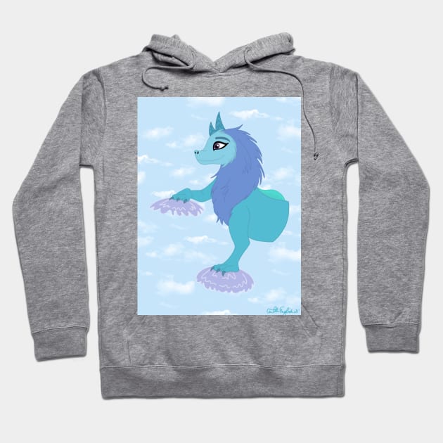 Sisu Dragon in the Sky Hoodie by cenglishdesigns